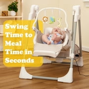 SnuggleBug 2-in-1 Infant Swing and High Chair