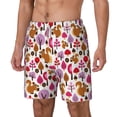 thumbnail image 2 of Balery Squirrel In The Forest Mens Swim Trunks Swim Shorts for Men Quick Dry Inseam Beach Shorts with Compression Liner Pocket-Medium, 2 of 9