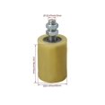 thumbnail image 3 of Steel Roller Bearing Guiding Wheels for Sliding Gate(Yellow)(2pcs), 3 of 3