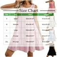 thumbnail image 3 of Dress for Women Sleeveless Round-neck Plaid Loose Casual Flowing Dress, 3 of 5