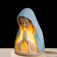 thumbnail image 3 of Virgin Mary Prayer Led Light Figurines, Ideal for Prayer Spaces & Festive Glowing Setups Ornament, Home & Room Desk Ornament, Perfect Thanksgiving, Halloween Decoration & Fall Decor Gift, 3 of 11