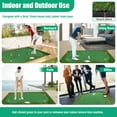 thumbnail image 4 of golytefs Golf Putting Training Mat Artificial Turf Putting Green Mat with Movable Cup/slope Pad 3mx1.5m with Ball Tray for Putting Practice Indoor Outdoor, 4 of 9