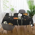 thumbnail image 6 of 54"x72" Halloween Skull Tablecloth, Waterproof Washable Polyester Square Table Cover, Durable Tablecloth for Kitchen Dining Table Party Decor, 6 of 7