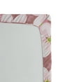thumbnail image 2 of Ambesonne Cartoon Fitted Sheet, Cherry Blossoms Petal, Queen Size, Dried Rose White Green, 2 of 2