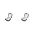 thumbnail image 1 of Guardurnaity Organizador de joyas de terciopelo, caja de almacenamiento de joyas de gran capacidad, soporte para collares para el hogar, caja Tipo 1 2piezas, 1 of 6