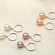 thumbnail image 5 of Jumpingount 2X pendiente de perla pendiente de oreja joyería de moda dulce regalo fiesta citas dama accesorios mujeres suministros pendientes de aro Ropa, zapatos y accesorios Miscelánea Rosa Jumpingount AP018762-02, 5 of 6