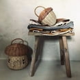 thumbnail image 3 of Creative Woven Bags Acorn-Shaped Rattan  Storage Basket With Lid Organizer Strong Not Easy To Break Hanging Storage Basket Newborn Photo Props Accessories, 3 of 6