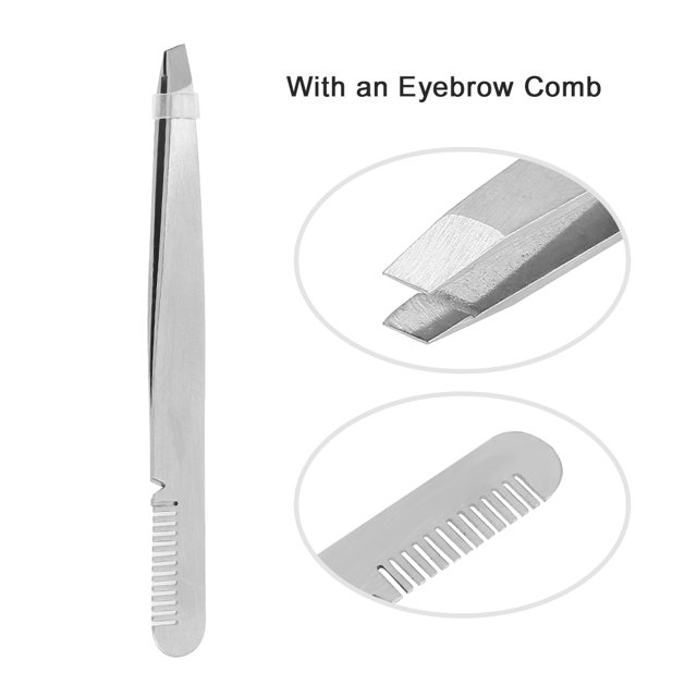 Pinzas Para Cejas, Pinzas Para Depilación De Cejas De Acero Inoxidable, Pinzas Para Depilación Facial, Herramienta De Belleza De Maquillaje, Pinzas Para Maquillaje De Cejas