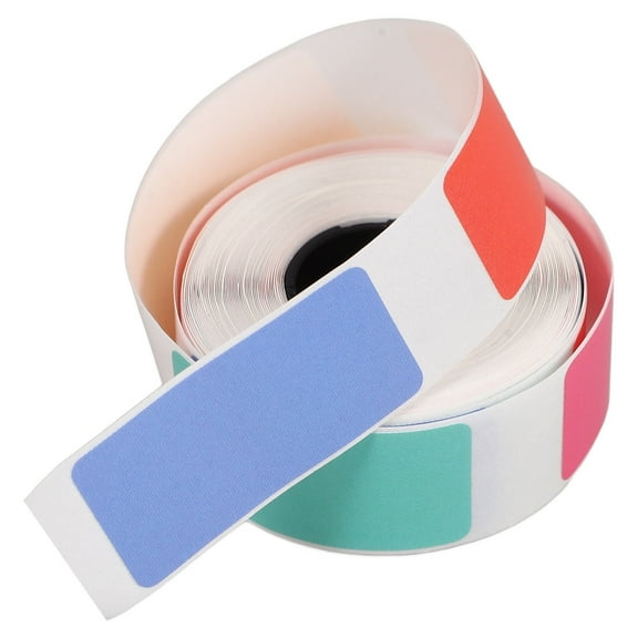 HOMEMAXS Thermal Stickers for Daily Use Assorted Color Adhesive Labels with Exquisite Craftsmanship 1 Roll