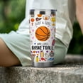 thumbnail image 6 of Basketball Gift for Basketball Lover,20 oz Basketball Tumbler Stainless Steel-Ideal Birthday Christmas for Girls Basketball Lovers (Basketball), 6 of 6