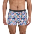 thumbnail image 1 of Balery Cartoon colorful cute cat Calzoncillos bóxer para hombre, ropa interior de algodón suave y transpirable con cinturilla de nailon-Medium, 1 of 5