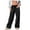 Black, variant on TSADFHJI Womens Skirts Summer Women's Casual Knot Loose Sporty Outdoor Long Pants Stylish Streetwear Xxl Red
