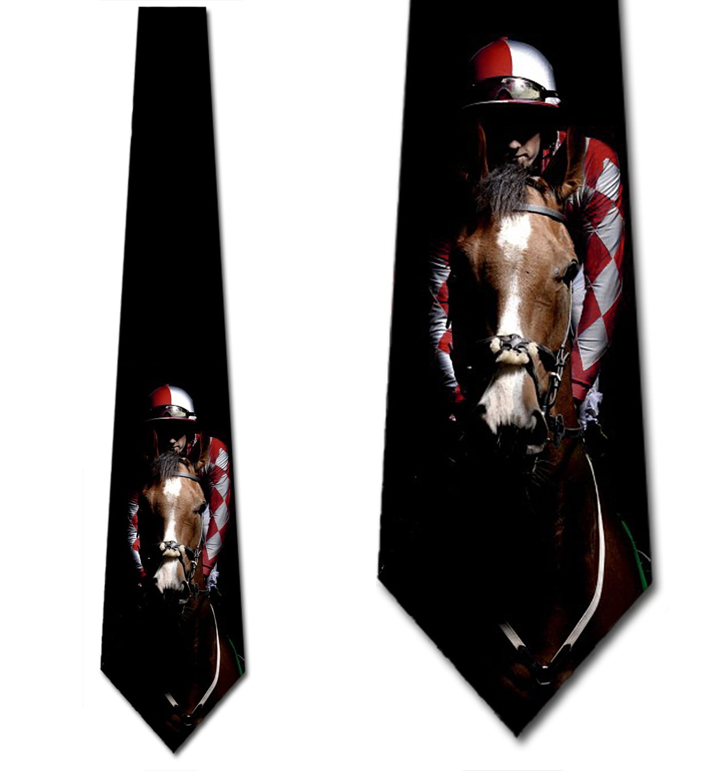 Mens Horse Racing Neck Tie for Men Neckties Palio Style Necktie