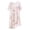 Beige-1, variant on QSAWXQZ Women's Sleep Dress Nightgown Crew Neck Short Sleeve Loose Floral Printed Lounge for Home Free Size