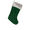 GREEN, variant on Momentum Brand Christmas Happy Holiday 16" Tinsel Stocking; Silver Color