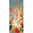 thumbnail image 2 of Redon, Odilon 8x14 Gold Ornate Wood Framed with Double Matting Museum Art Print Titled - Pandora, 2 of 4