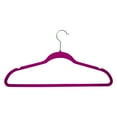 thumbnail image 4 of Simplify Durable Plastic and Fabric Clothes Hanger, 10 Count, 4 of 9