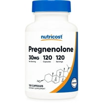 Nutricost Pregnenolone 30mg, 120 Capsules - Non-GMO, Gluten Free Supplement