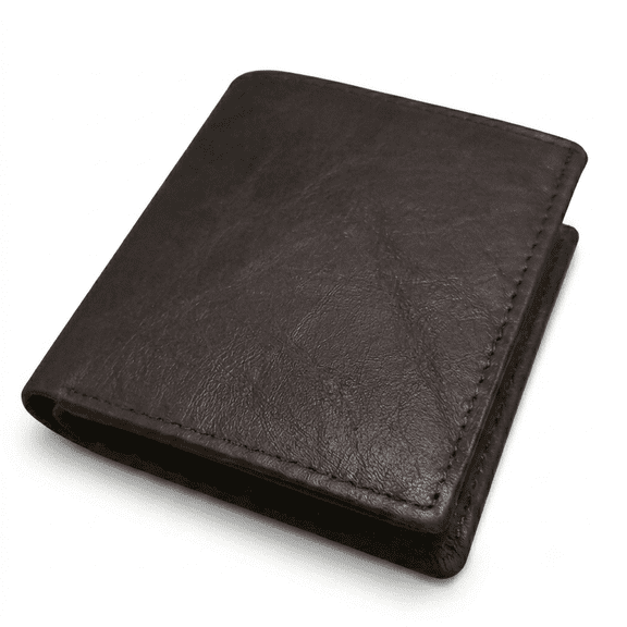 Sky fashion - Men's Brown Bi-Fold Wallet with Classic Smooth Finish Slim Compact Design Durable Everyday Carry for Cash Cards Travel Office and Daily Use