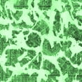 thumbnail image 1 of Ahgly Company Indoor Square Abstract Emerald Green Modern Area Rugs, 6' Square, 1 of 4