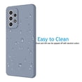 thumbnail image 4 of Cell Phone Cases For 6.5" Galaxy A53 5G, Njjex Liquid Silicone Gel Rubber Shockproof Case Ultra Thin Fit Samsung A53 Case Slim Matte Surface Cover For Samsung Galaxy A53 5G -Gray, 4 of 6