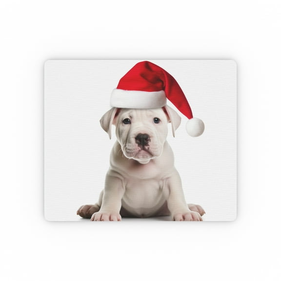 DistinctInk Mouse Pad - 1/4" Foam Rubber - Dogo Argentino Puppy