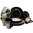 thumbnail image 4 of Elama Country Cottage 16 Piece Stoneware Dinnerware Set, 4 of 5