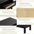 thumbnail image 4 of LAFGUR Shoe Cabinets with 4 Flip Drawers,Wooden Shoe Storage Organizer for Entryway,Hallway,Black, 4 of 9
