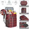 thumbnail image 5 of Vintage Checkered Cooler Backpack - 20L Insulated Soft Cooler Bag with Long-Lasting Cold Retention for Camping, 5 of 5
