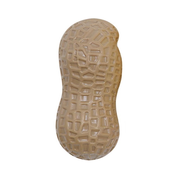 Wartleves Juguete con sonido de maní para rechinar los dientes, para perros grandes y medianos, sabor a leche, para perros con calor