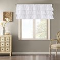 thumbnail image 3 of JLA Home INC Anna Cotton Oversized Ruffle Valance White 50x18, 3 of 3