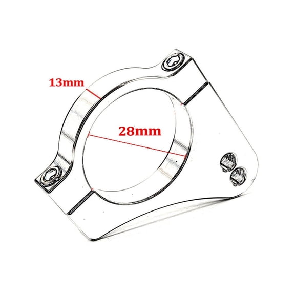 28mm Motorcycle Steering Damper Fork Bracket Silver CNC For BMW Honda Kawasaki