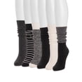 thumbnail image 4 of MUK LUKS Women's Mid-Calf Tall Boot Socks, 6-Pack, Fits Shoe Sizes 6-11, 4 of 5