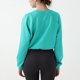 thumbnail image 3 of Ailaofu Women's Crewneck Cropped Pullover Sweatshirt Basic Long Sleeves Athletic Tops, 3 of 3