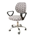 thumbnail image 1 of Moonsaad Stretch Office Computer Rotating Chair Split Cover, Spandex Seat Cover Chair Protector Slipcover, 1 of 8