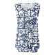 thumbnail image 4 of Gibobby Camiseta sin mangas con cuello cuadrado para mujer, informal, sin mangas, con dobladillo curvo plisado(Azul,G), 4 of 5