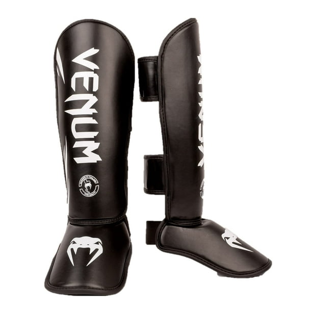Espinilleras Venum Challenger para Niños Negro/Blanco Talla M