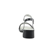 FLY London Eiva Leather Sandal, 38, Black