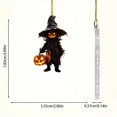 thumbnail image 3 of Adorno para coche de Halloween | Hombre calabaza terrorífico | Adorno para coche | Compañero de viaje terrorífico | Adornos de Halloween para colgar en el coche, accesorios para mujeres y hombres, 3 of 7