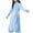 01 Light Blue, variant on Lounge Sets for Women Fluffy Fuzzy Cozy Warm Lightweight Bathrobe, Shower Spa House Long Robe for Women