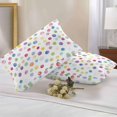 thumbnail image 2 of Lumbar Pillow Covers 20x12 Inch Set of 2, Colorful Polka Dot Waterproof Outdoor Pillow Covers, Rainbow Polka Dot Watercolor Decorative Cushion Pillowcases for Couch, Sofa, Bed, Garden, Patio, 2 of 9