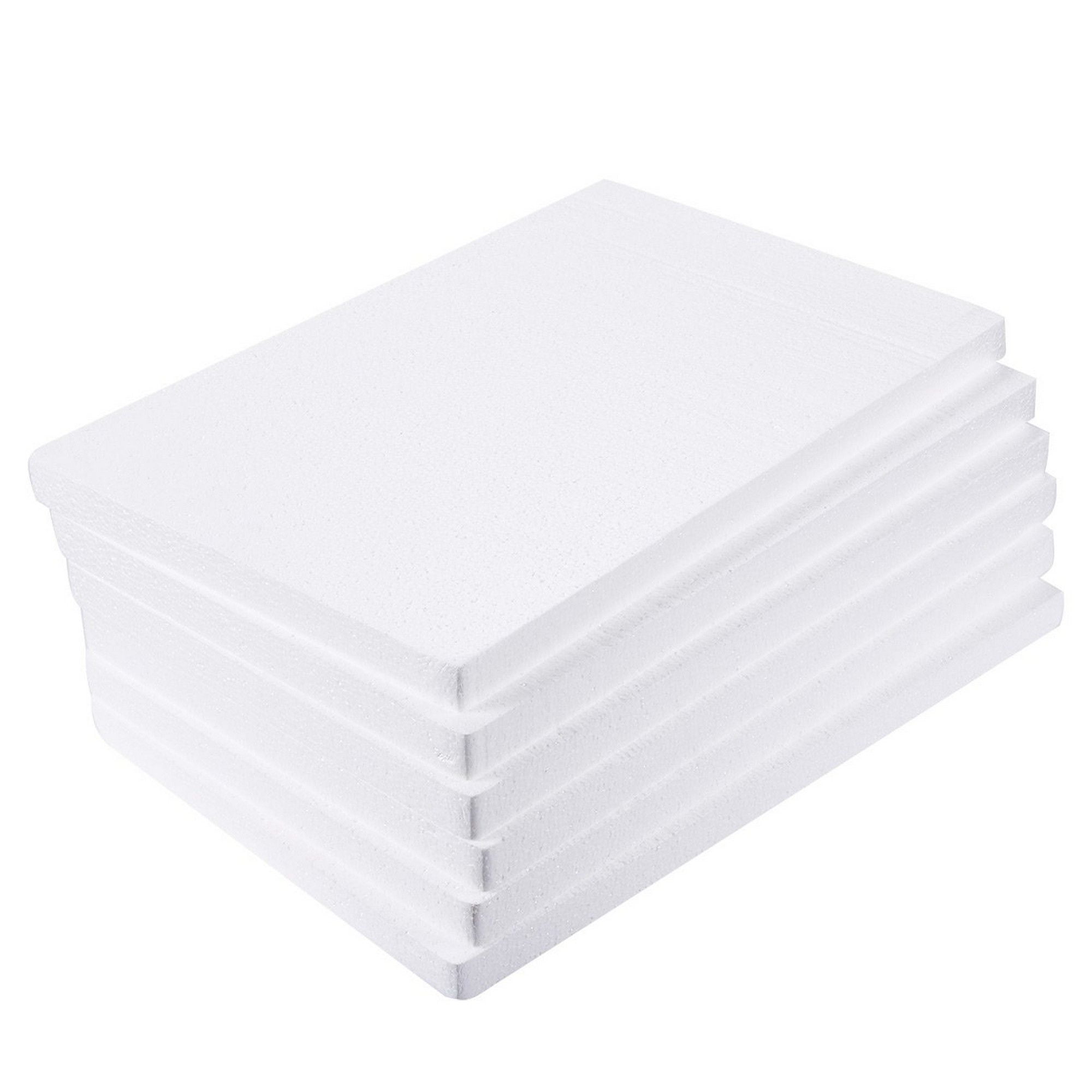 Craft Foam Block 6Pack Rectangle Polystyrene Foam Brick Styrofoam
