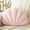 Pink, variant on COOKCOK Shell Pillow, Seashell Throw Pillows, 14" x 11" Soft Decorative Pillow Plush Cushion for Bed Couch Living Sofa Room Decor Accent Throw Pillow, Orange