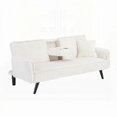 thumbnail image 3 of Modern Minimalist Corduroy 3-Seater Sofa 72x38.58x31.10 for Living Room, 3 of 16
