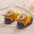 thumbnail image 5 of Mwjwdo Boys' Snow Boots Winter Baby Footwear Soft Soled Casual Shoes Thick Short Tube Toddler Outdoor Footwear Non-Slip Comfortable Shoes Yellow 17, 5 of 7