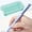 Green, variant on Ouuluon Pencil Case 1 Pack Clear Plastic Pencil Box, Beige Stackable Translucent Organizer Case with Snap Lid for School Office Daily Use