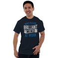 thumbnail image 4 of Billiant Mind Autism Awareness Men's Graphic T Shirt Tees Brisco Brands S, 4 of 4