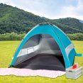 thumbnail image 4 of Kezqiaxn Tents for Camping, Camping Tent, Waterproofs 2 Person Tents for Camping, Hand Throwing Speed Opening Fully Automatic Tent Backpacking Tent With Carry Bag Sky Blue, 4 of 4