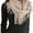 Peach, variant on ToBeInStyle Women's Ribbed Fringe Infinity Scarf - Light Gray