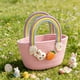 thumbnail image 4 of Easter Rabbits Party Decoration Arrangement Storage Basket Sweets Candy Basket Easter Egg Outdoors Handbag, 4 of 6